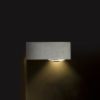 KORSO I fali lámpa szálcsiszolt alumínium 230V LED 5W 120° IP54 3000K