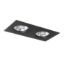 PASADENA G53 SQ II  fekete  230V LED G53 2x15W