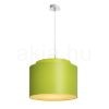DOUBLE 40/30 lámpabúra  Chintz lime/fehér PVC  max. 23W