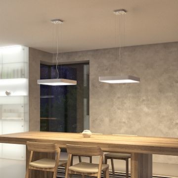MENSA SQ 48 függő lámpa fehér 230V LED 56W 3000K