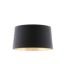 ASPRO 55/30 lámpabúra Polycotton fekete/fehér PVC max. 23W