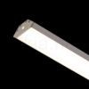 LED PROFILE J felületre szerelhető 1m eloxált alumínium/matt akrilát 