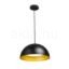 GLADYS 40 függő lámpa fekete/aranysárga 230V LED E27 30W