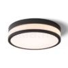 CIRA LED 35 mennyezeti lámpa opál üveg/fekete 230V LED 24W IP44 3000K