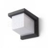 HIDE SQ fali lámpa antracit  230V LED E27 15W IP44