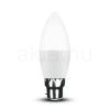 KODAK Max LED Izzó Gyertya (Candle) C37 5W B22 270° 6000K (450 lumen)